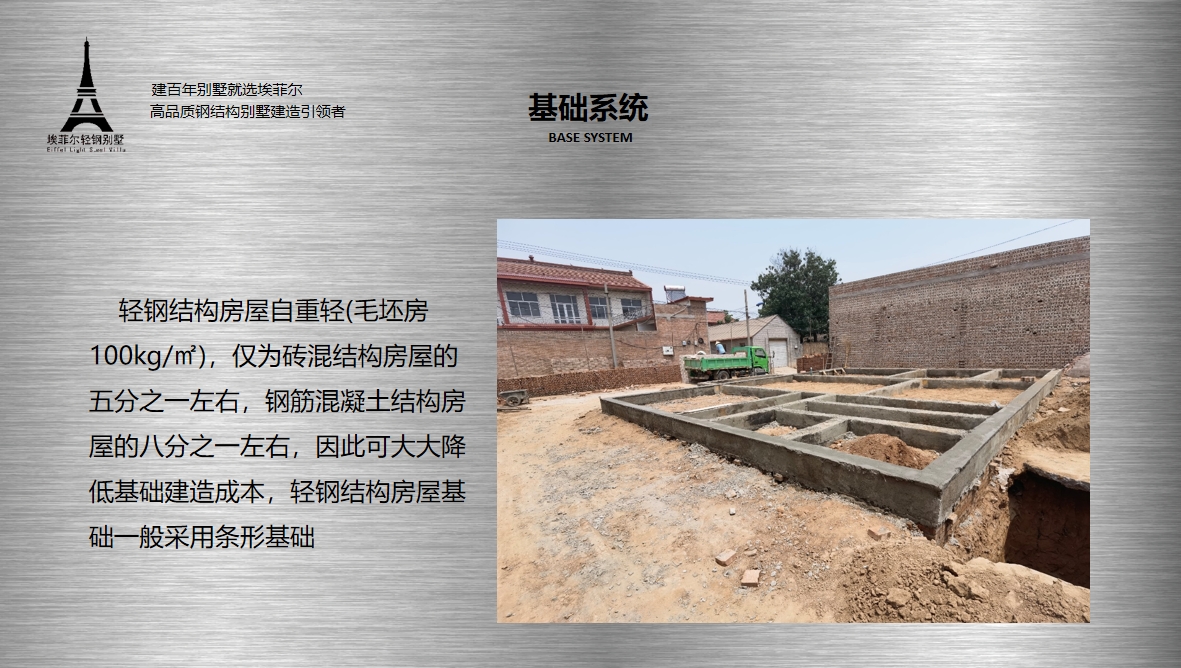 埃菲尔轻钢结构房屋厂家